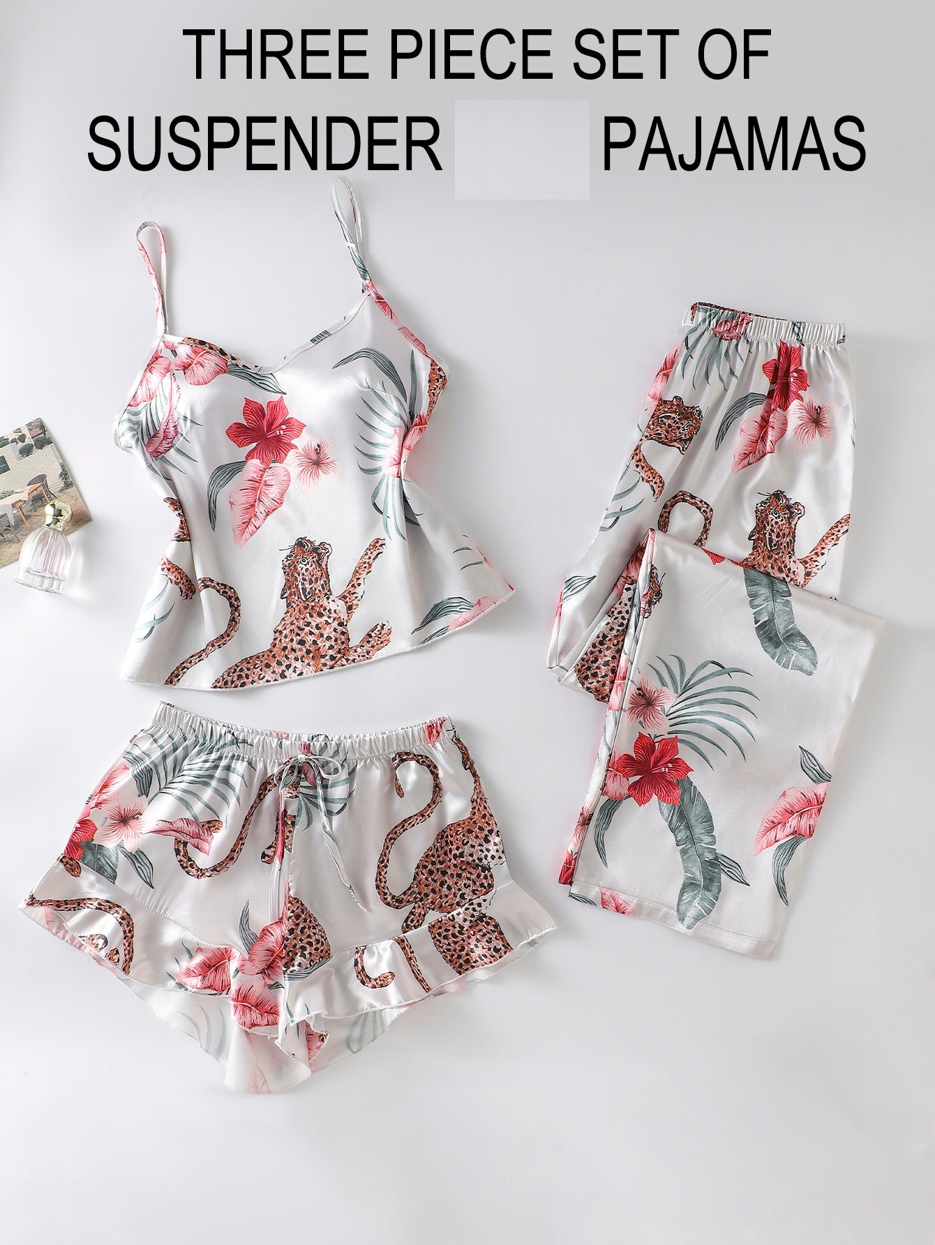 Breeze Shortie Pajama Set (Three pieces set)