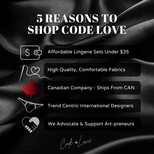 Five Reasons To Shop Code Love Lingerie