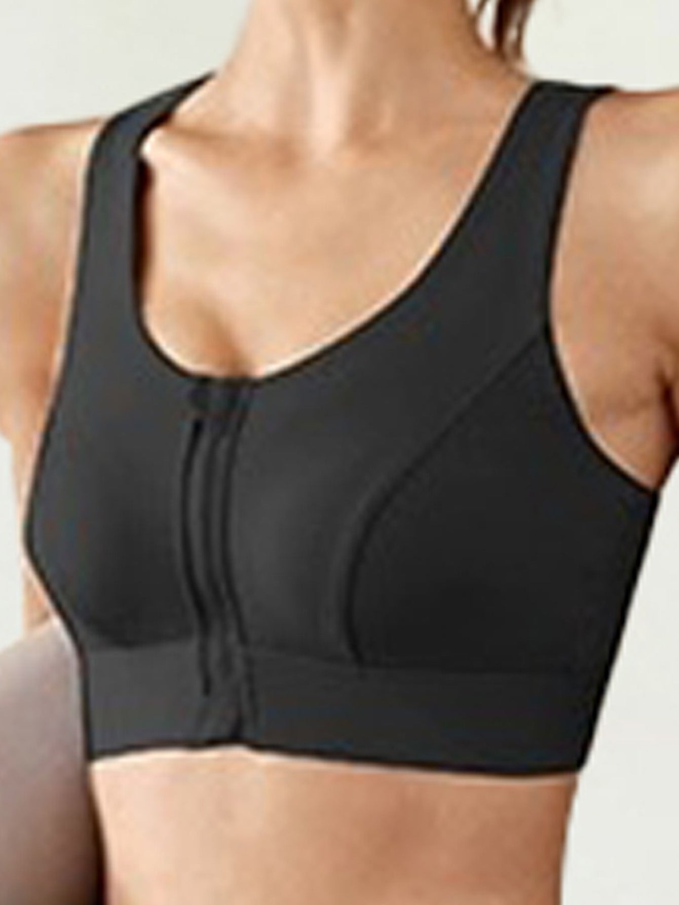 Women's Zipper Bra Yoga Athletic Sleeveless Shirts for Sports Gym Activewear