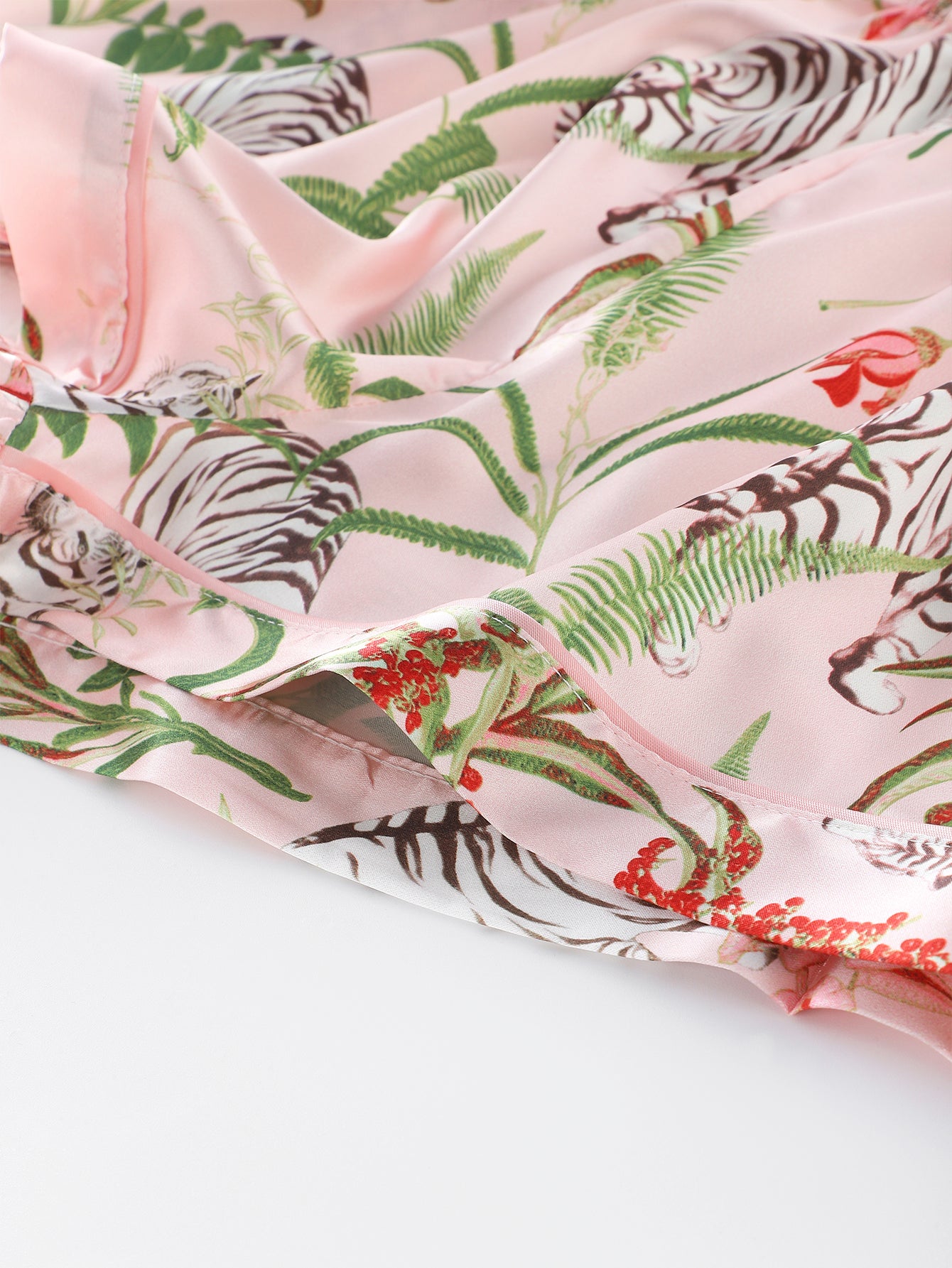 Silk Whisper Satin Pajama Set (Short Sleeve & Shorts Set)