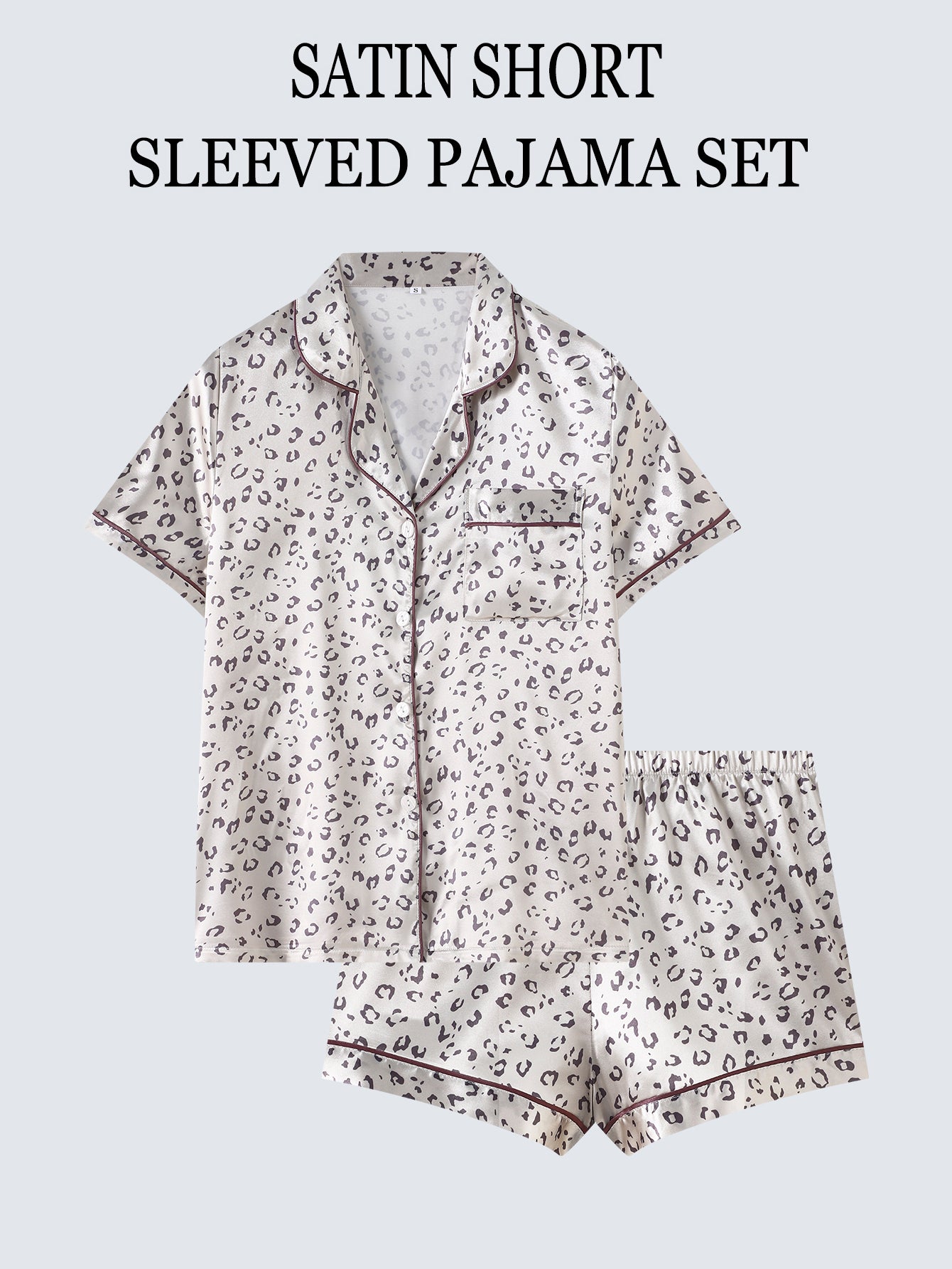 Celeste Satin Cloud Pajama Set