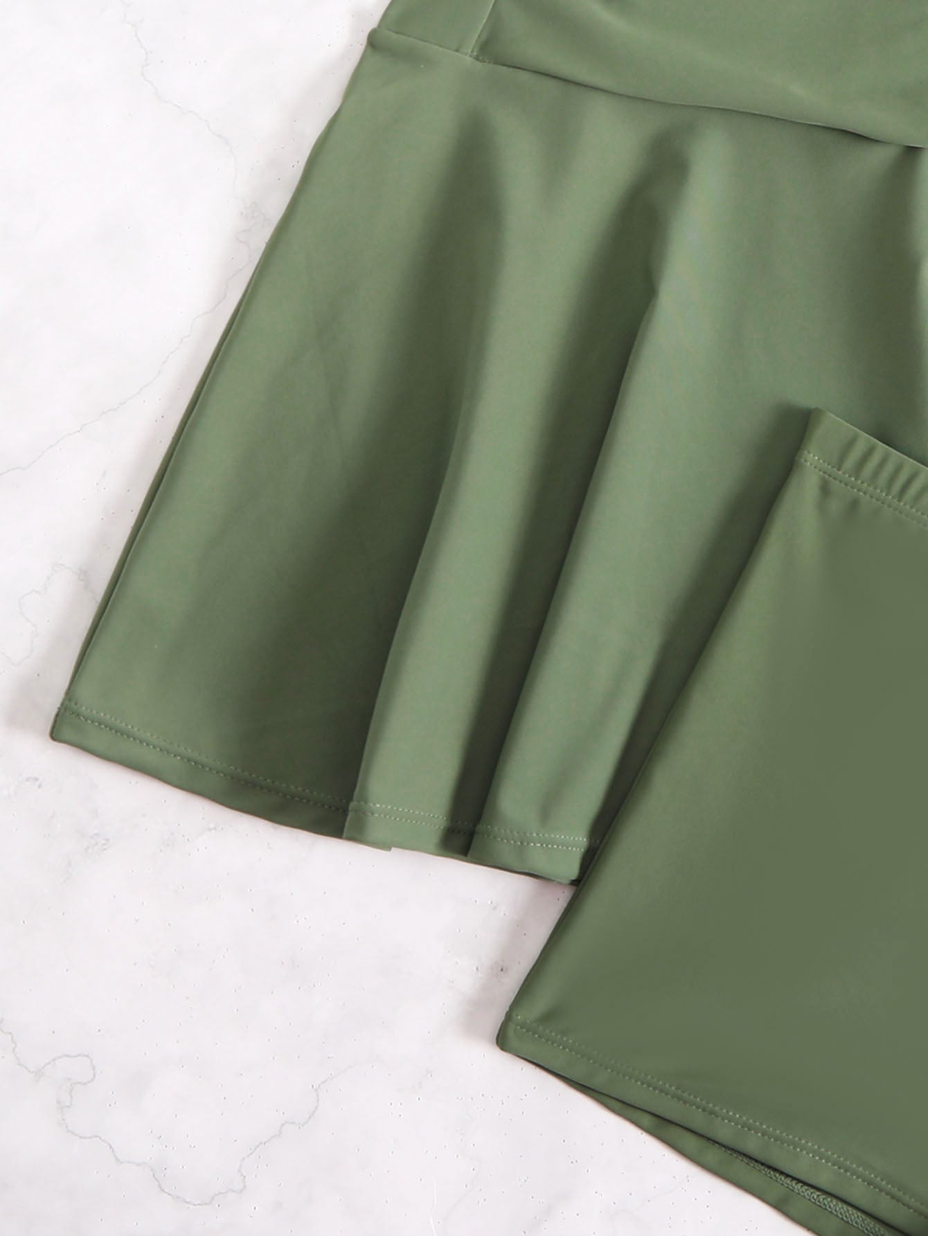 Marina Twist Front Tankini with Skirted Shorts