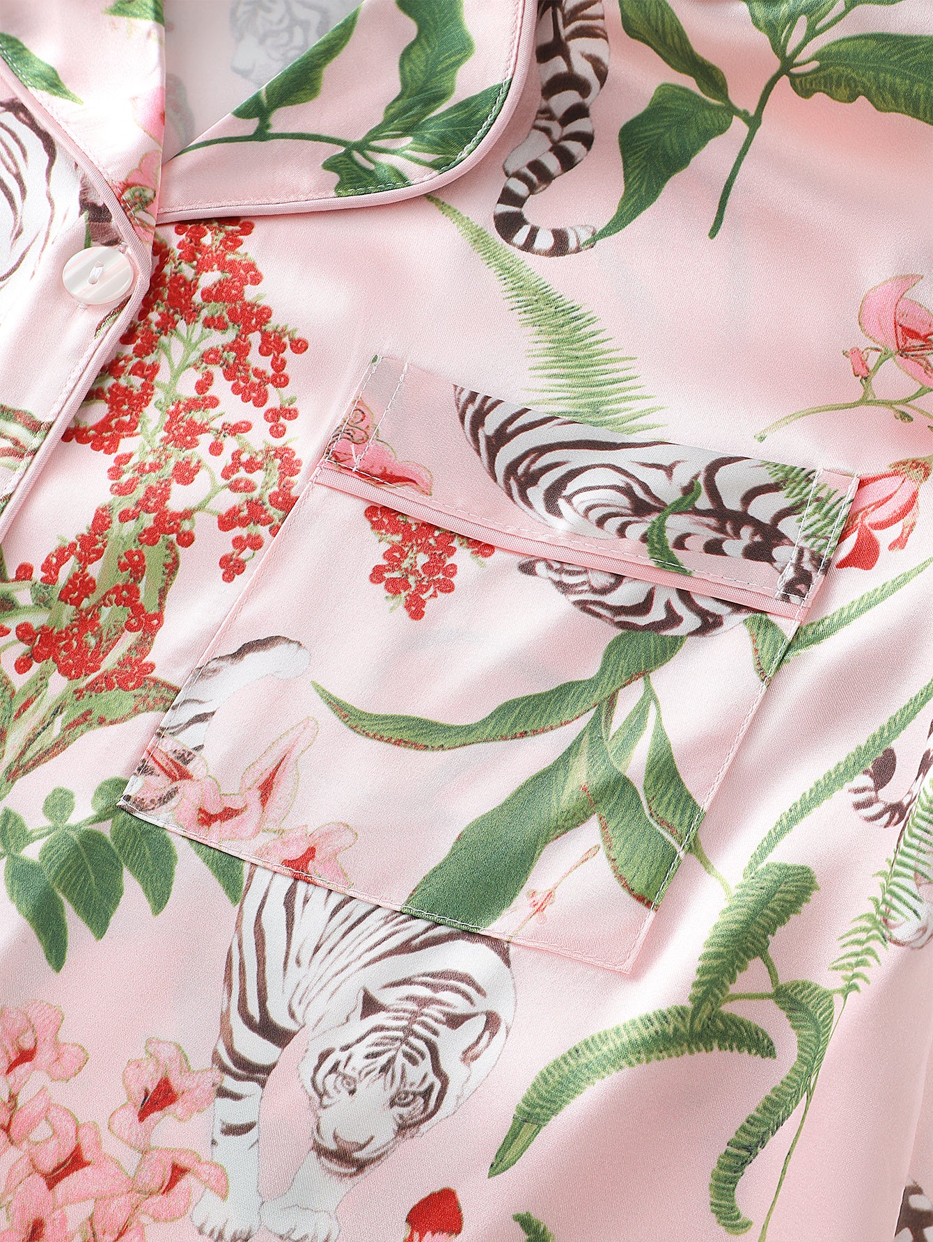 Silk Whisper Satin Pajama Set (Short Sleeve & Shorts Set)