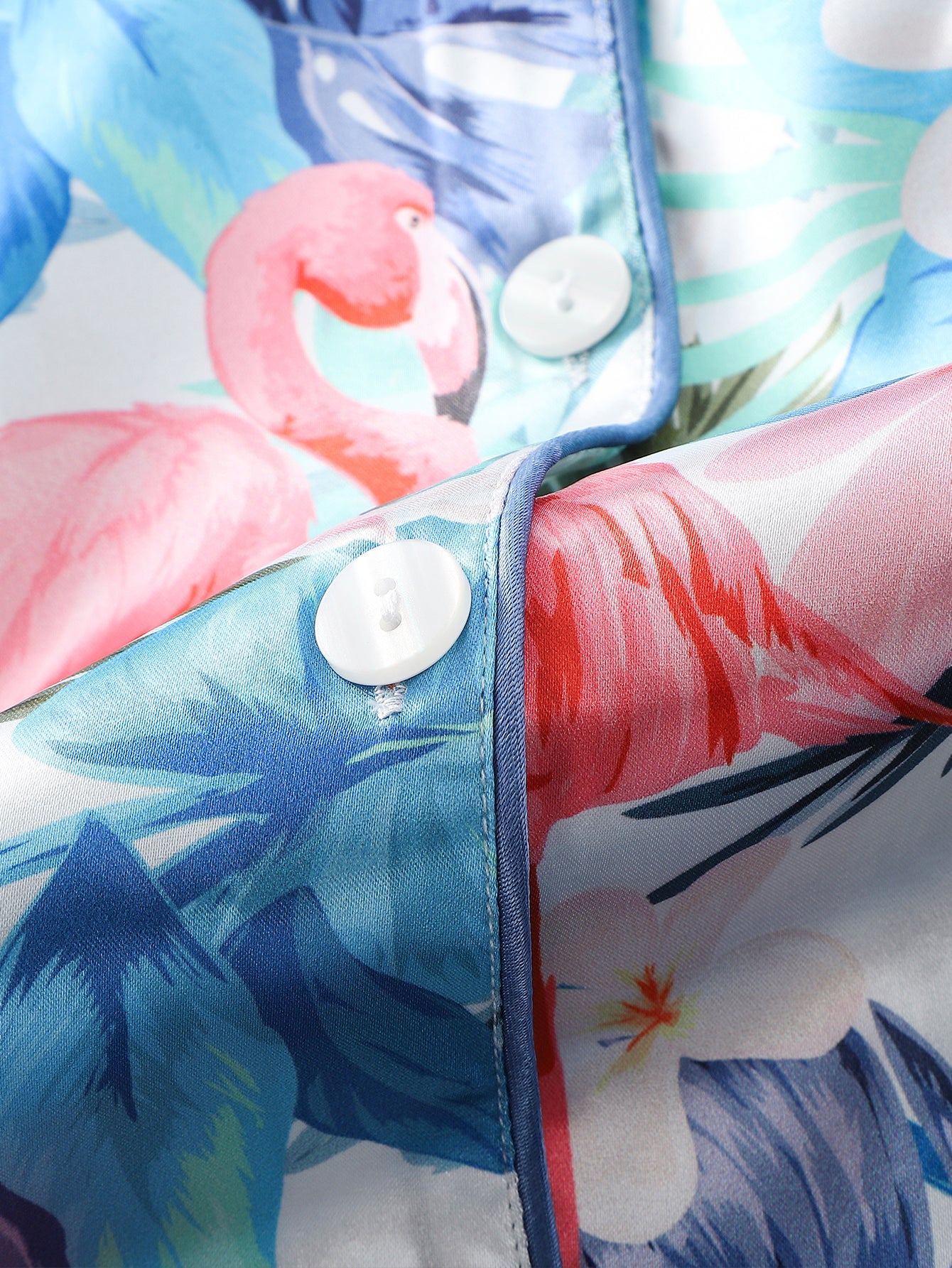 Breeze Bliss Satin Pajama Set (Short Sleeve & Shorts Set)