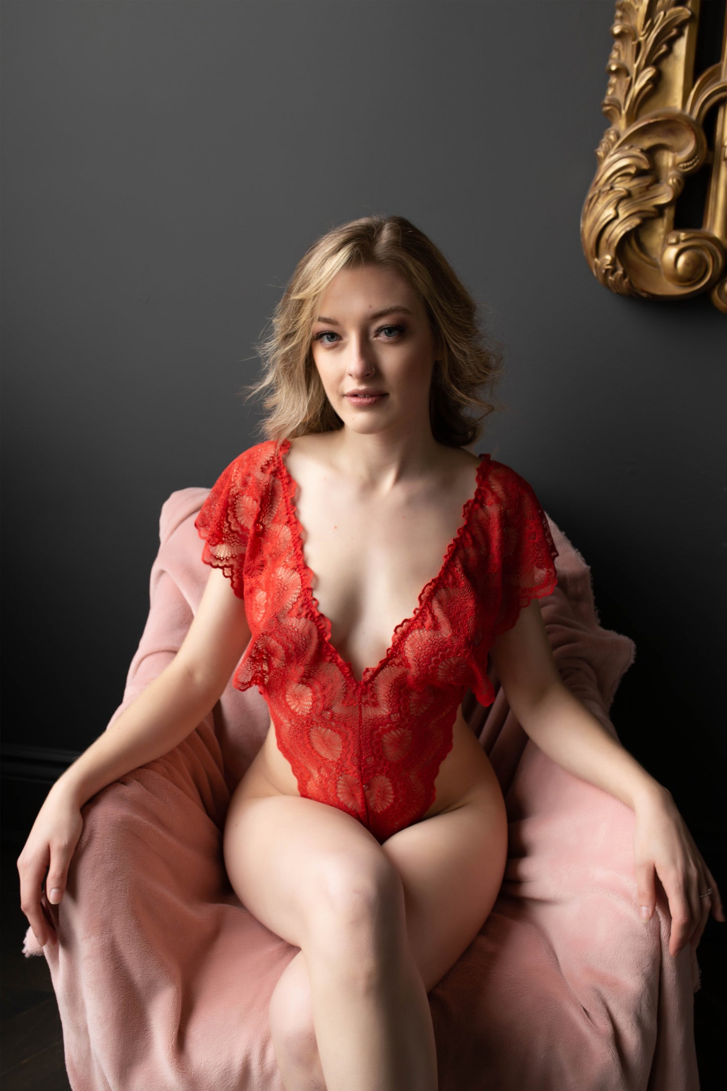 Sexy lingerie Hug Me Super Soft Lace Teddy sleepwear