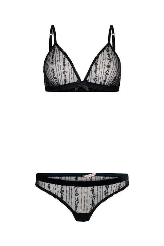 Black all over lace bra®