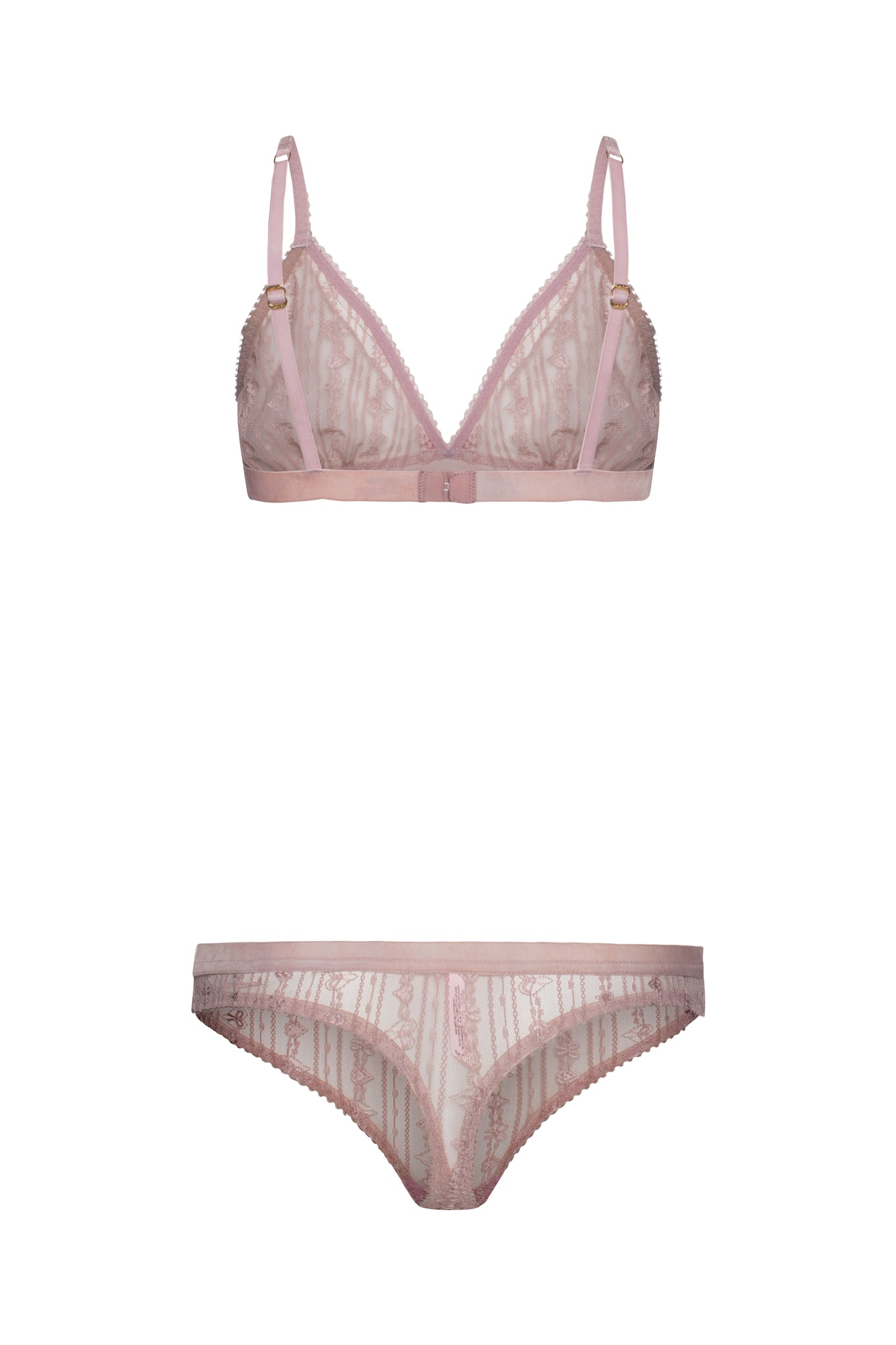 Sexy lingerieTriangle bra without padding & Thong underwear set